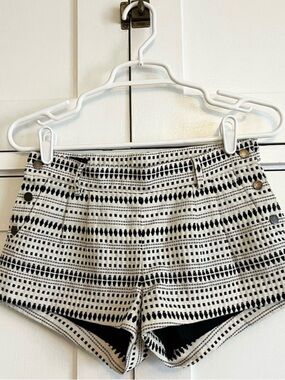Embroidered Lined French Brand Girls Shorts